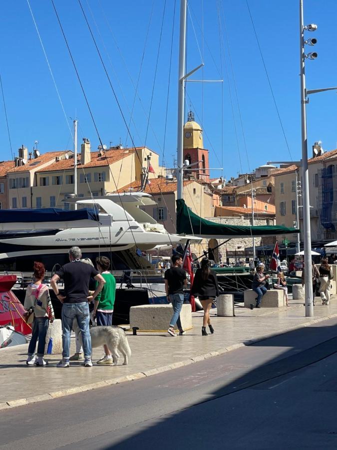 Grand Studio Neuf A 50 M Du Port Saint-Tropez Esterno foto