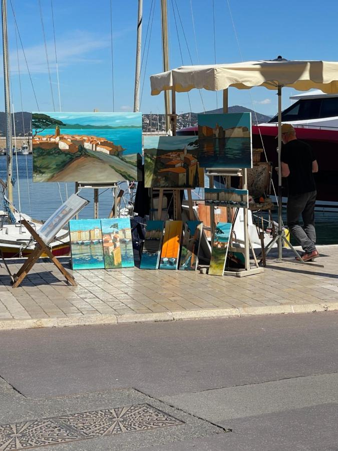 Grand Studio Neuf A 50 M Du Port Saint-Tropez Esterno foto